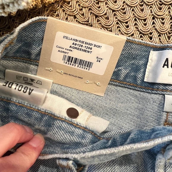 Agolde Stella High Rise Short - Picture 4 of 6